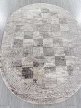 Ковер LUCCI P0411 L.GRAY / PLY A.GRI COKME Овал