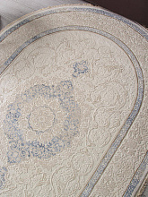 Ковер Jasmine 30950U CREAM / CREAM Овал