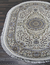 Ковер MASHAD PRESTIGE 02847A CREAM / CREAM Овал