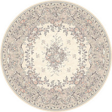 Ковер ISFAHAN Dafne alabaster Цветы КРУГ