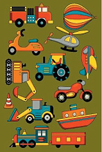 Детский ковер Смайлики MANGO 11242-130