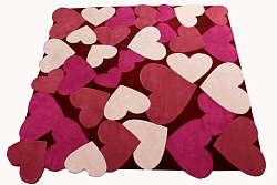 Детский ковер Сердечки