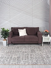 низковорсовый нескользящий LAVIN AB739E BEIGE / BLACK