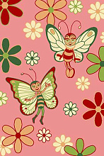 Ковер FLOWER VR07 PINK