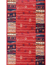 Ковровая дорожка Optimal Arne dark red