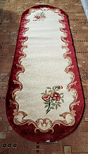 PACIFIC CARVING 0250 CREAM / BORDEAUX Овал