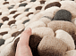 ручной работы из валяной шерсти ROCKS beige