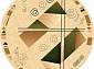 DA VINCI 5383 CREAM Круг