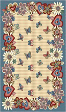 Детский ковер Бабочки 40554-02