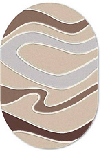 Рельефный ковер Soho 1599-15055 ОВАЛ