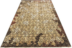 Ковер ручной работы Silk and Wool Solitude Brown Ivory 