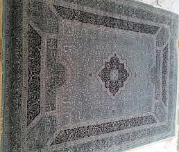 Индия шерсть шелк 14x14 867 TURG/D.BLUE