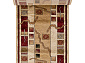 Ковровая Дорожка OLYMPOS d077 CREAM-RED
