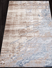 Ковер PERU D038A CREAM SHIRINK / BLUE FDY