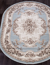 VALENCIA DELUXE 4015 L.BLUE-BROWN Овал