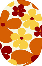 VISION DELUXE V148 CREAM-ORANGE Овал