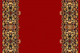 Ковровая дорожка полушерстяная PARLAMENT bordo - гладь 