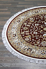 Ковер SHAHREZA d210 RED 2 Круг