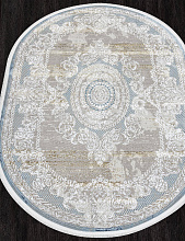 Ковер AJMAL LP 289 CREAM / BLUE Овал