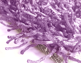 длинноворсовый Шегги TW lilac КРУГ/ОВАЛ 