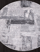 Ковер ARMINA 03758A GREY / GREY Круг