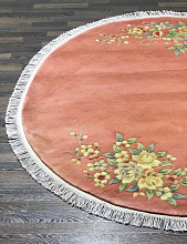 Ковер 90 LINE WOOLEN HANDK-KNOTTED A-116 PINK Круг