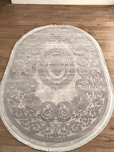 Ковер TRUVA 08455G GREY / GREY Овал