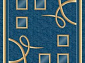 PACIFIC CARVING 0512 NAVY / D.BEIGE