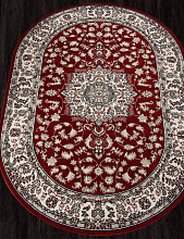 Ковер GAVANA D412 RED Овал