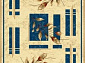 PACIFIC CARVING 0301 CREAM / NAVY