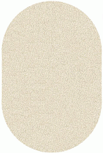Ковер фризе JAZZY BASIC cream  ОВАЛ 