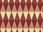 Ковер-циновка COTTAGE 5198 3707 red natural