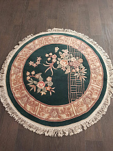 90 LINE WOOLEN HANDK-KNOTTED SHD-87 GREEN Круг