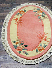 90 LINE WOOLEN HANDK-KNOTTED SHD-116 PINK Овал
