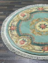 Ковер 90 LINE WOOLEN HANDK-KNOTTED 0083 LIME Круг