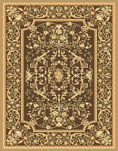 Рельефный ковер из вискозы VENEZIA 5008 193813 brown