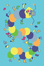 детский FUNKY TOP IWO azure 