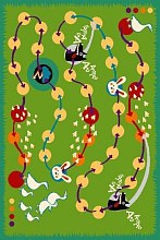 Ковер детский FUNKY MYK lime