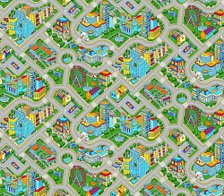 Детский ковер-палас с дорогами M-POLIS