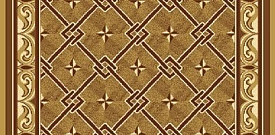 Ковровая дорожка полушерстяная Паркет кофе 