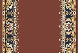 Ковровая дорожка  ч/ш 42  Славянка  каштан