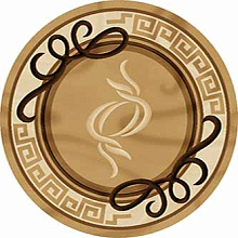 Ковер SUNRISE d055 BEIGE Круг