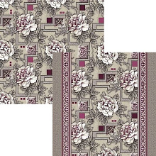 Ковровая Дорожка принт 8-ми цветная дорожка p1755a2r 102