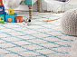ручной работы SHAGGY MOROCCO ivory-blue
