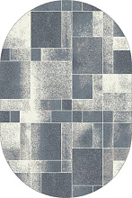 Ковер SUNRISE 2 D447 GRAY-BLUE 2 Овал