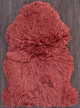 Ковер Овчина Sheepskin Sheepskin 55x95 коралловый