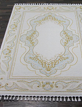 Ковер HUNKAR 08075A BLUE / GOLD
