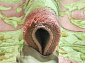 90 LINE WOOLEN HANDK-KNOTTED SHD-3 PINK