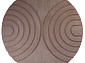 из искусственного меха RABBIT CARVING PX4005 BROWN / BROWN Круг