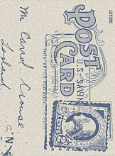 Ковер-циновка COTTAGE 4527 9A01wool blue